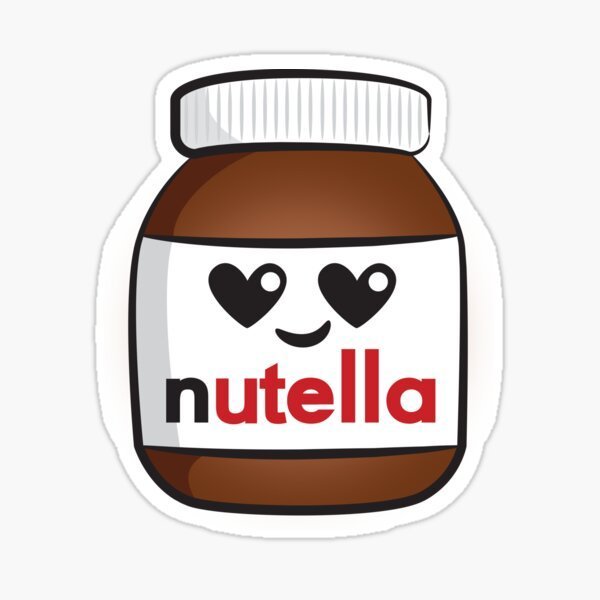 Стикеры Нутелла