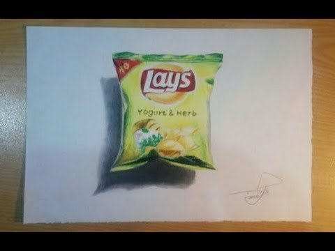 Чипсы рисунок легко