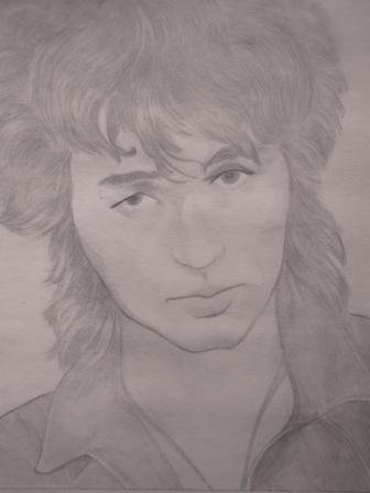 Виктор Цой шарж