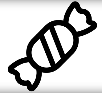 Конфеты для срисовки