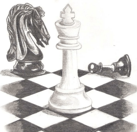 Рисунки шахматы легкие (42 фото)