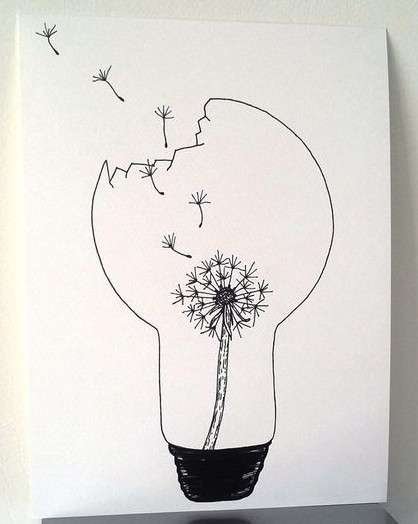 Лёгкие рисунки на тему инсталляция