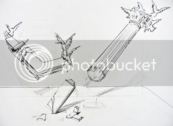 Инсталляция зарисовка