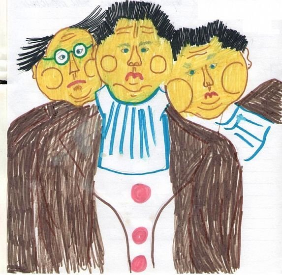 Три толстяка рисунок