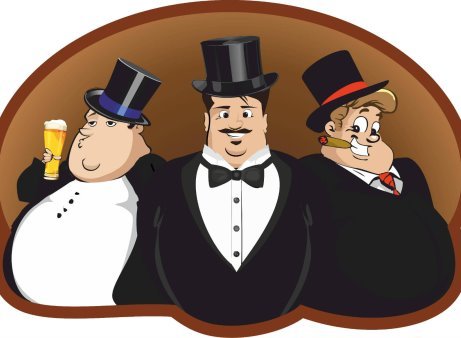 Три толстяка рисунок