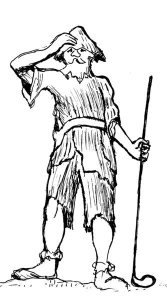 Иллюстрация к сказке Робинзон Крузо глава 6