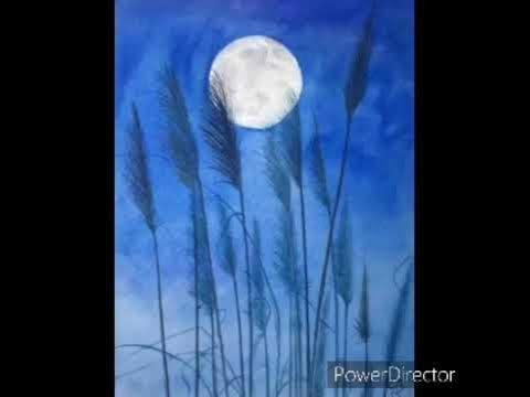 Пейзаж в холодных цветах