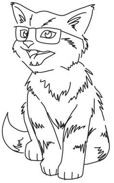 Кот в очках