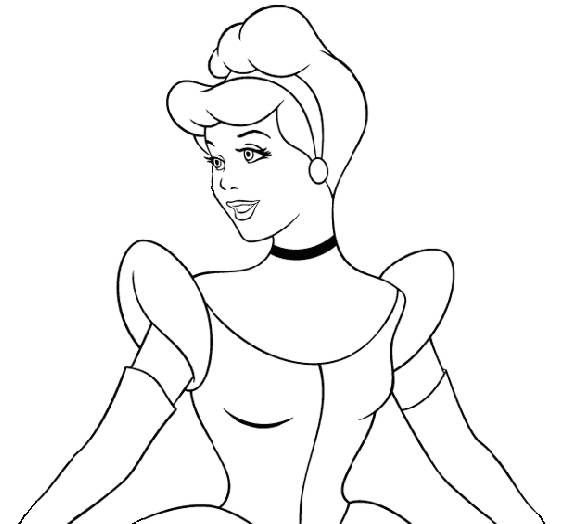 Золушка для рисования