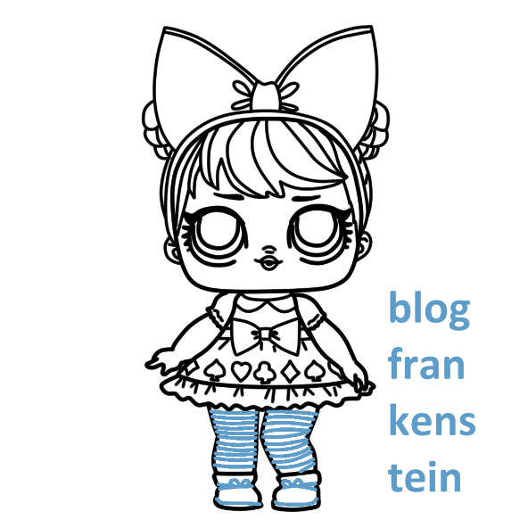 Легкие рисунки куклы ЛОЛ