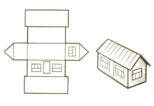 Эскиз коттеджа