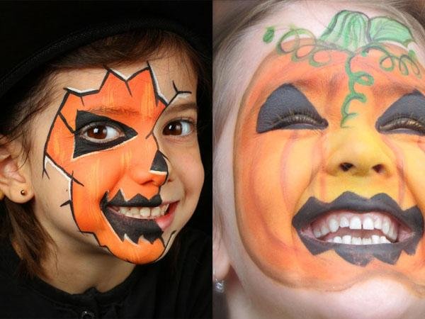 Рисунки на лице для мальчиков на хэллоуин легкие (50 фото)