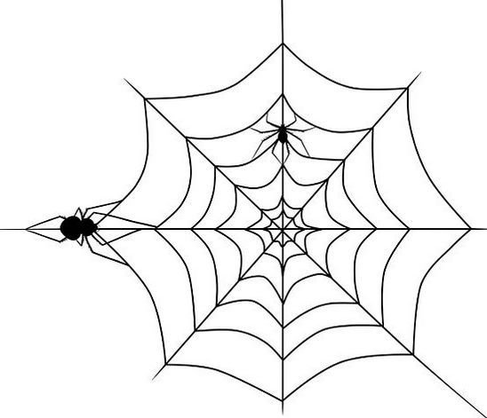 Паутина рисунок карандашом