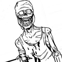 Нарисовать зомби поэтапно