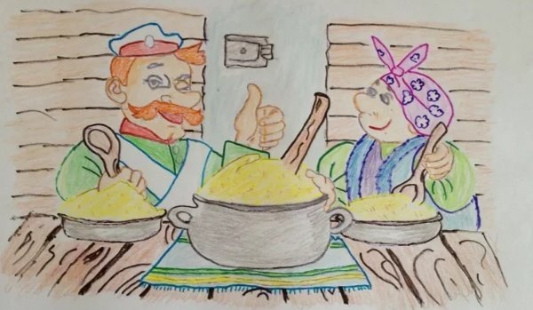 Каша из топора сказка