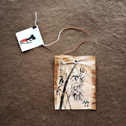 Чайный пакетик в скетчбук