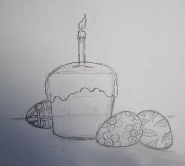 Рисунок на Пасху