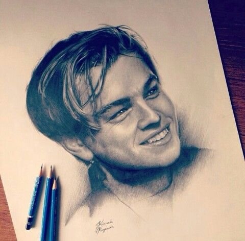 Леонардо ди Каприо рисунок