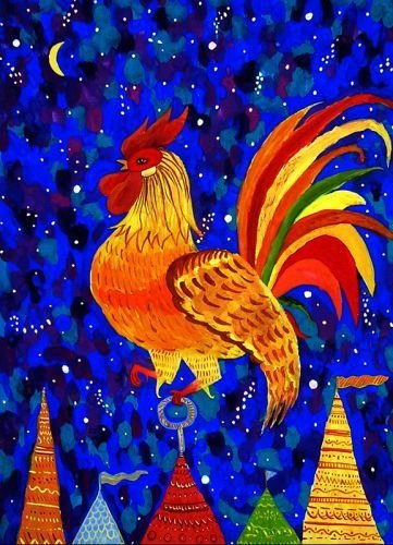 Петушок золотой гребешок Пушкина