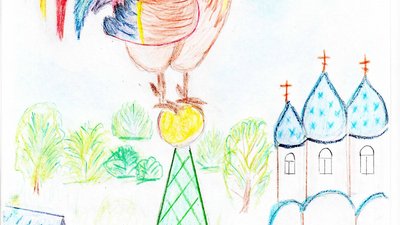 Сказка о золотом петушке рисуночки