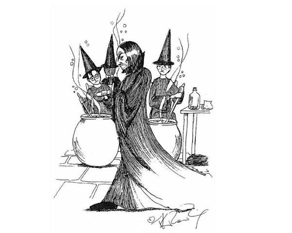 Рисунки по книге Гарри Поттер