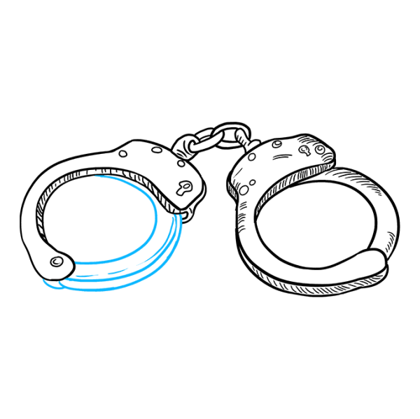 Наручники нарисованные