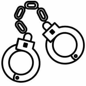 Наручники раскраска