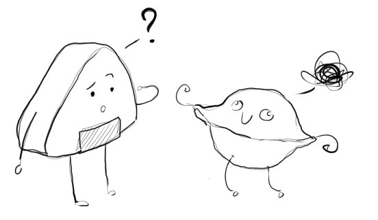 Пельмени рисунок карандашом