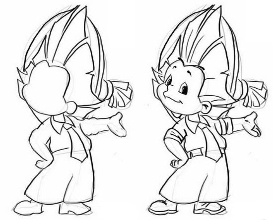 Поэтапное рисование Незнайки