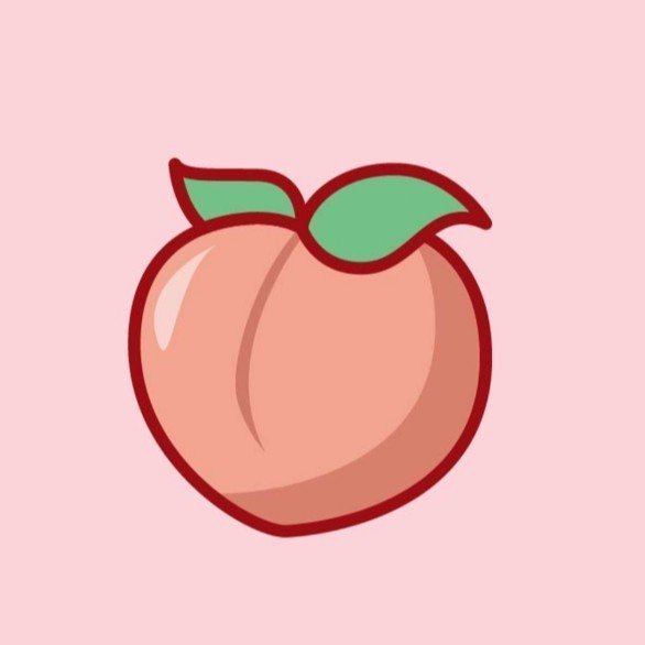 Персик рисунок для детей