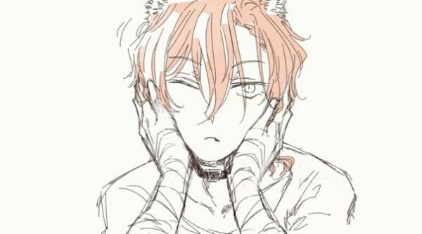 Чуя за стеклом обои