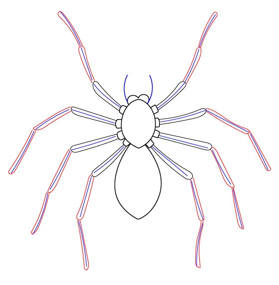 Паук для рисования