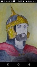 Александр Невский рисунок