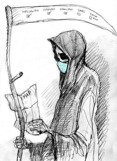 Рисунки карандашом смерть