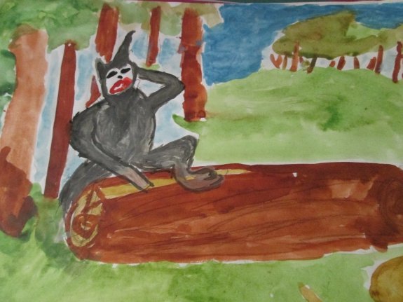 Шурале рисунок лёгкий