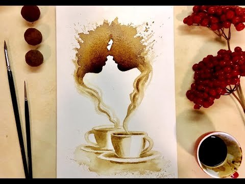 Кофейная живопись мастер класс