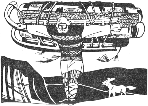 Богатырь рисунок карандашом