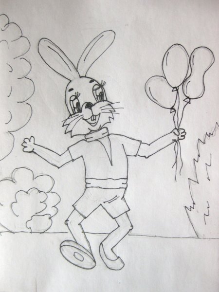 Ну погоди рисунок карандашом