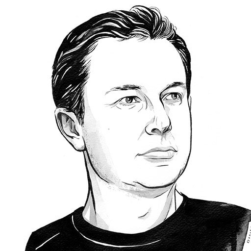 Илон Маск мультяшный