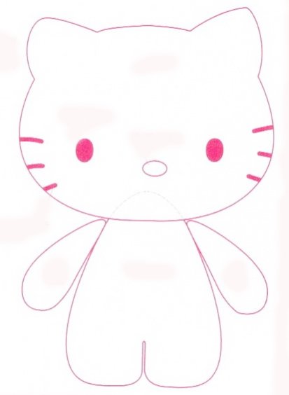 Рисунки для аппликации из ткани