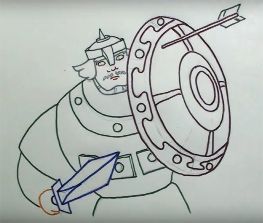 Щит богатыря Добрыни Никитича