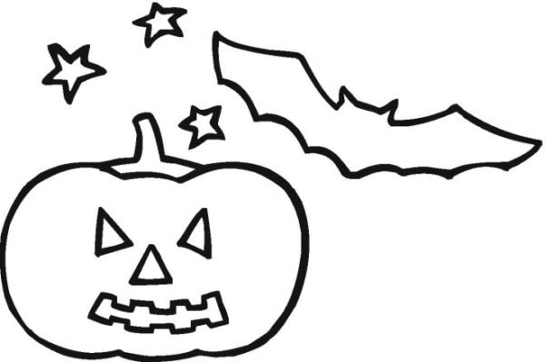 Маленькие рисунки на Хэллоуин