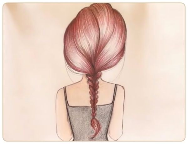 Прически карандашом