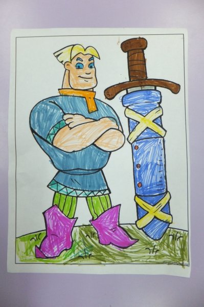 Змей Горыныч в полете рисунок