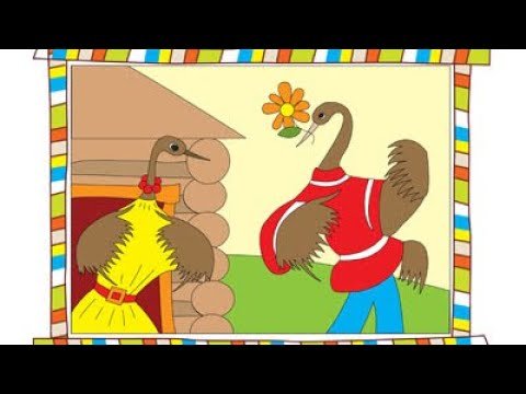 Нарисовать рисунок к сказке журавль и цапля