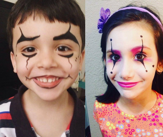 Рисунки аквагримом на хэллоуин легкие (49 фото)