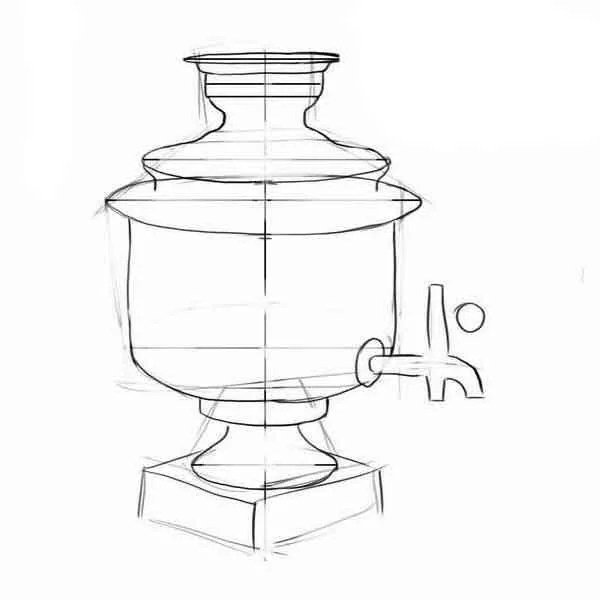 Тульский самовар пошагово