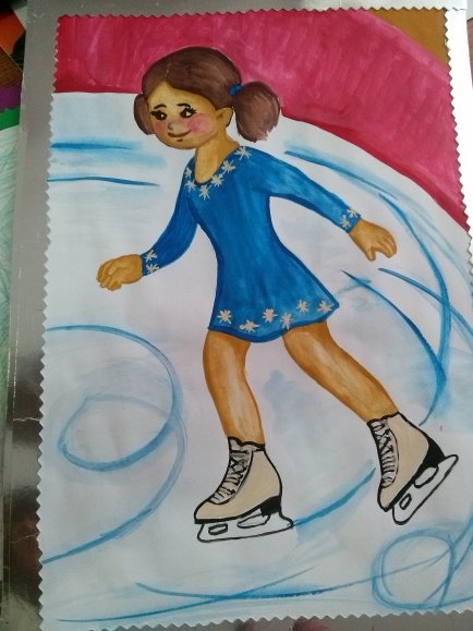 Фигуристы раскраска