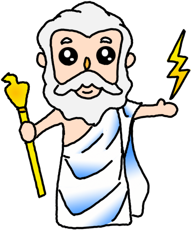 Зевс картинка легкая