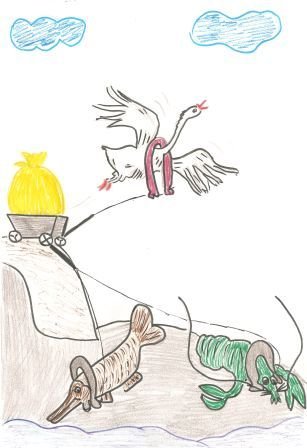 Иван Крылов лебедь щука Ирак